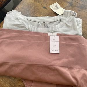 3 Auden Seamless Briefs and 1 Long PJ Shirt